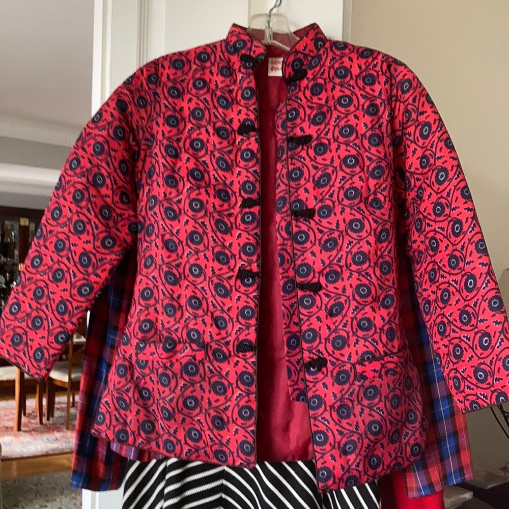 Vintage Taxwood faded Asian style padded jacket